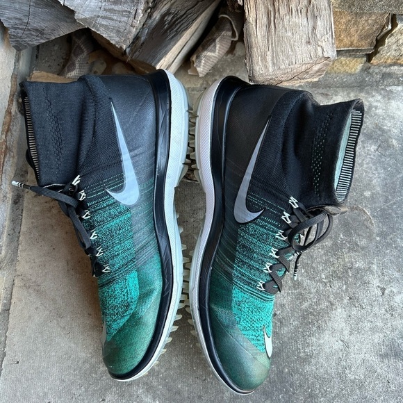 Nike FlyKnit Elite golf shoes real spikeless traction athletic sneaker Sz-11. B main image 6